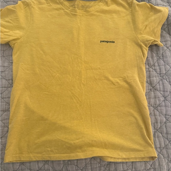 Patagonia Mustard Yellow T-Shirt - Picture 1 of 5